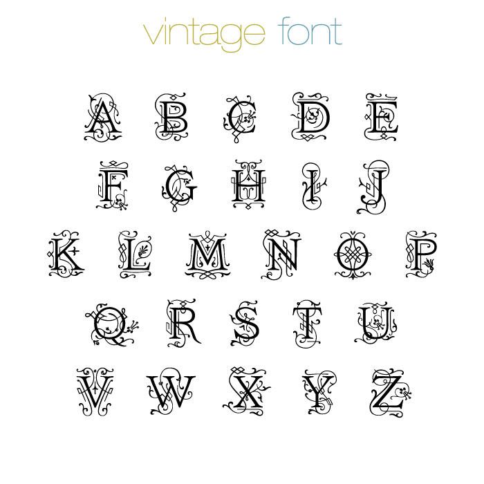 Vintage Font