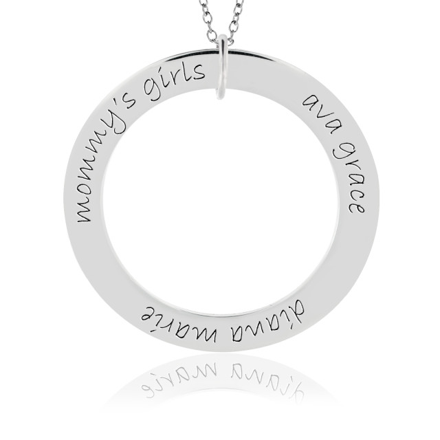 Forever Loop Mommy Necklace Personalized Jewelry