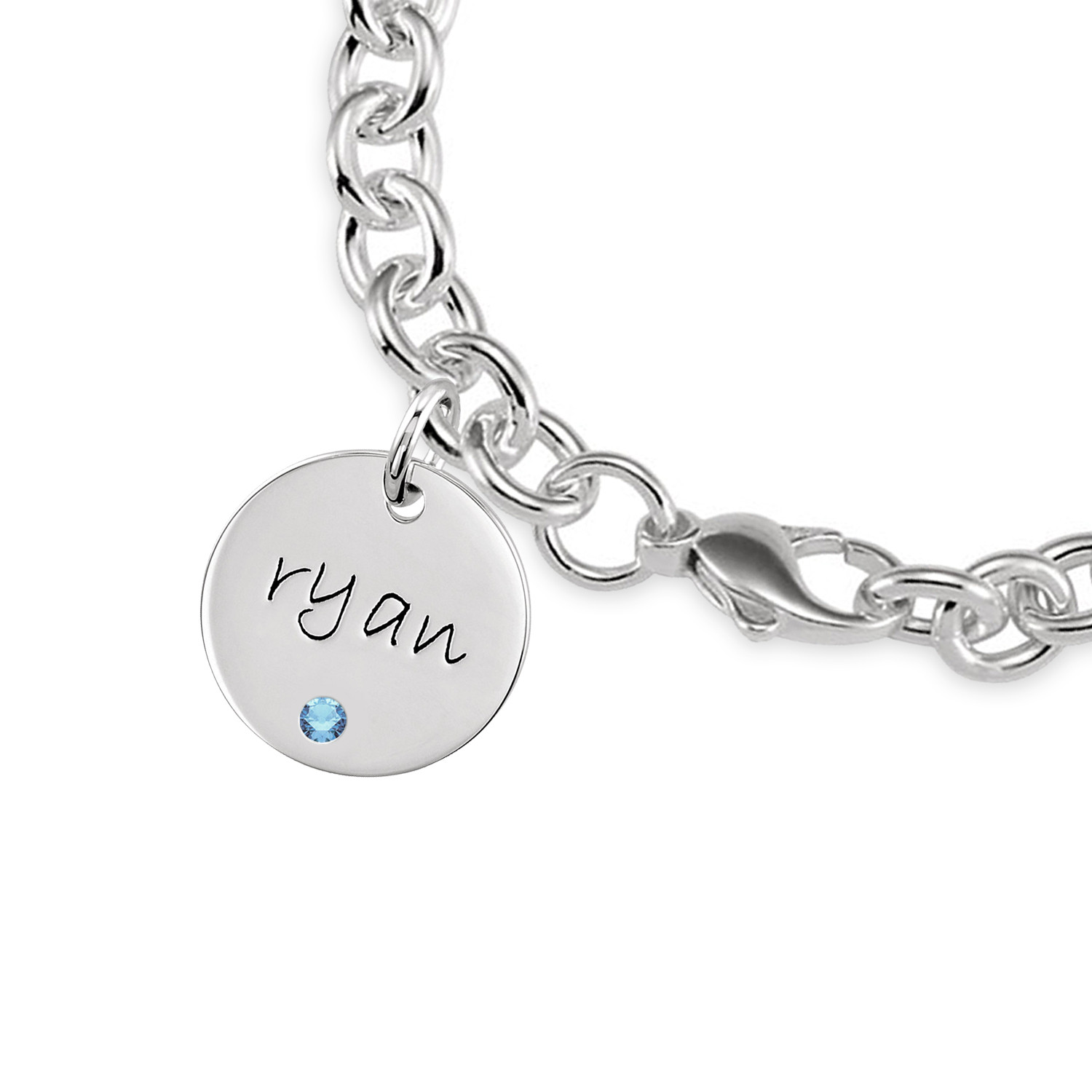 three birthstone bracelet