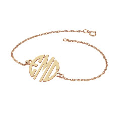 POSH Block Monogram Bracelet