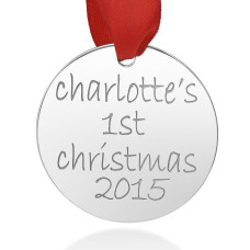 Personalized Baby's First Christmas Ornament