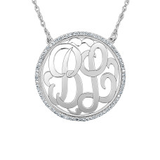 Gold Diamond Loop Monogram