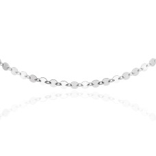 Sterling Silver Disc Choker 