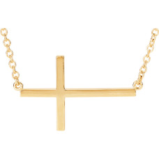 Yellow tiny POSH Cross Personalized Jewelry