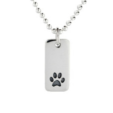 Paw Print Necklace