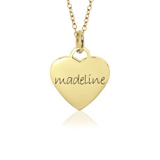 Sweetheart Vermeil Mommy Necklace Personalized Jewelry