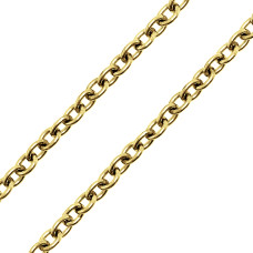 Yellow Gold Filled Cable Chain 1.5mm