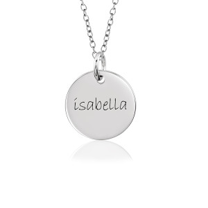 Mommy Disc Necklace Personalized Jewelry