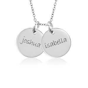 Mommy Disc Necklace Personalized Jewelry