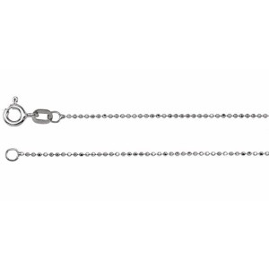 Diamond Cut Ball Chain 1mm