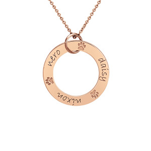 Rose Paw Print WEE Loop