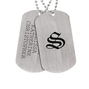 daddy dog tag necklace personalized