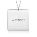 One Name POSH Square Mommy necklace Personalized Jewelry