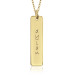 Vermeil Tall Tag Mommy Necklace Personalized Jewelry