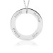 White Gold Four Name POSH Loop Mommy Necklace Personalized Jewelry