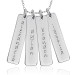 Four Tall Tags Mommy Necklace Personalized Jewelry