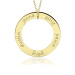 Five Names POSH Vermeil Loop Mommy Necklace Personalized Jewelry