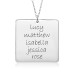 Five Names POSH Square Mommy necklace Personalized Jewelry