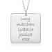 Five Names POSH Square Mommy necklace Personalized Jewelry