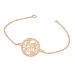 Rose Loop Monogram Bracelet Personalized Jewelry