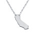 White POSH State Necklace