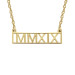 2019 Graduation Year Roman Numeral Necklace