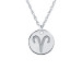 White POSH Zodiac Sign Necklace