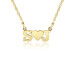Yellow POSH Initial LOVE Necklace