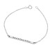 White Brooklyn Bar Bracelet