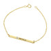 Yellow Diamond Brooklyn Bar Bracelet Personalized Jewelry