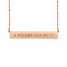 Rose Mantra Honor Bar