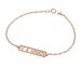 Rose Roman Numeral Bracelet