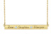 Yellow Diamond Zoe Bar Personalized Jewelry