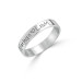 Sterling Silver Thin Handwriting Ring