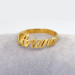 Briana Name Ring Stylized Photograph Personalized Jewelry