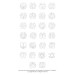 Two Initial Monogram Font Chart