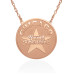 Chicago Young Americans Hockey League Logo Medallion Necklace