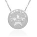 Chicago Young Americans Hockey League Logo Medallion Necklace