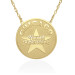 Chicago Young Americans Hockey League Logo Medallion Necklace