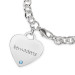 Eternal Heart Birthstone Bracelet Personalized Jewelry