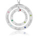 Forever & Wee Birthstone Loop Mommy Necklace