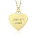 Two Name Vermeil Eternal Heart Mommy Necklace