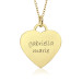 Two Name Vermeil Eternal Heart Mommy Necklace