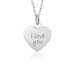 White I Love You Sweetheart Necklace