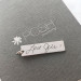 Birthstone Handwriting Tall Tag Stylized Shot