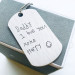 Handwriting Daddy Dog Tag 