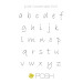 posh lowercase Font Chart | POSH Mommy Jewelry