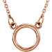 Rose tiny POSH Loop Necklace