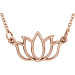 Rose tiny POSH Lotus Necklace