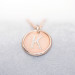 Rose Gold Diamond Roxy Initial Stylized Shot